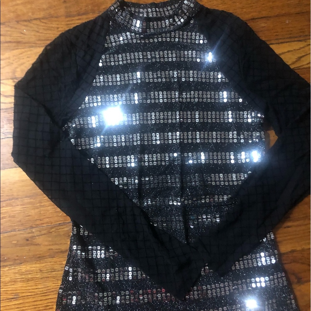Women’s glittery top